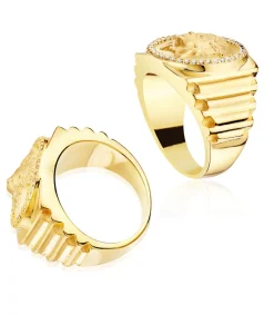 Sello Medusa Oro Amarillo 18K Circonitas<Alda Joyeros Clearance