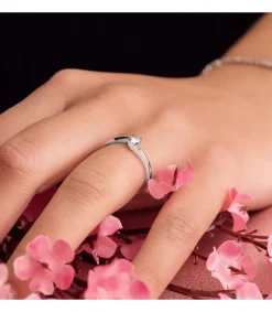 Solitario Lorien 0.100 Qtes. 18 Ktes<Alda Joyeros Online
