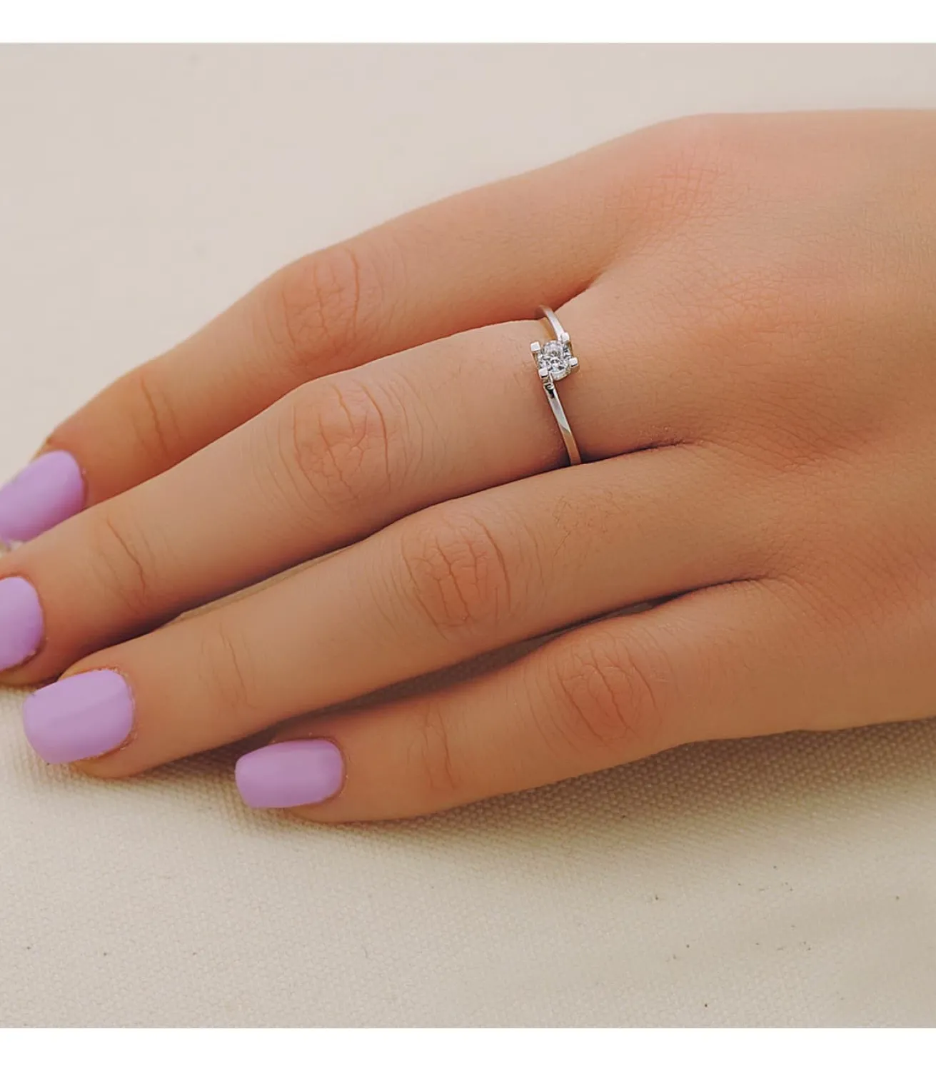 Solitario Lorien 0.200 Qtes. 18 Ktes<Alda Joyeros Shop