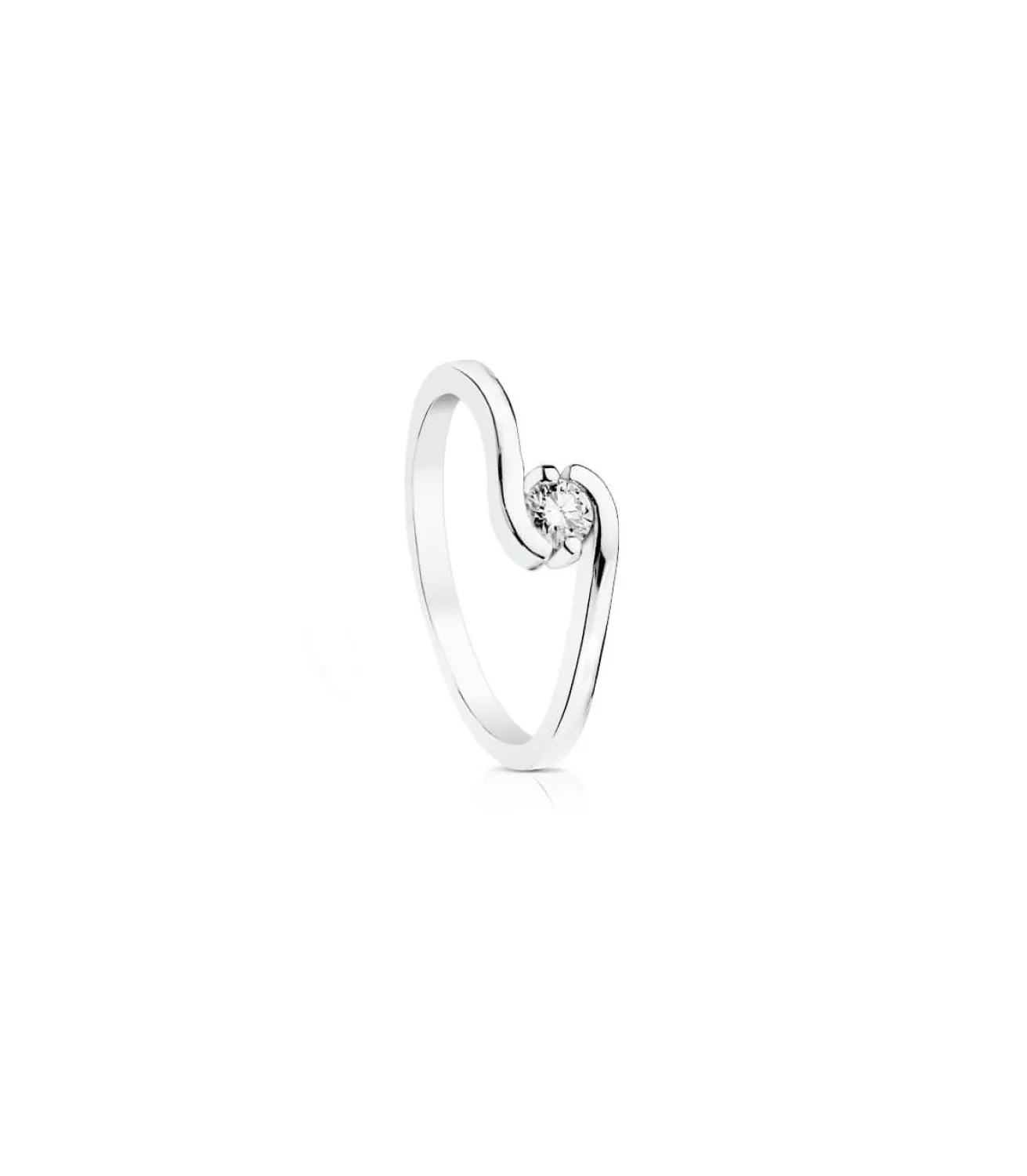 Solitario Milanesse 0.150 Qtes. 18 Ktes<Alda Joyeros Fashion