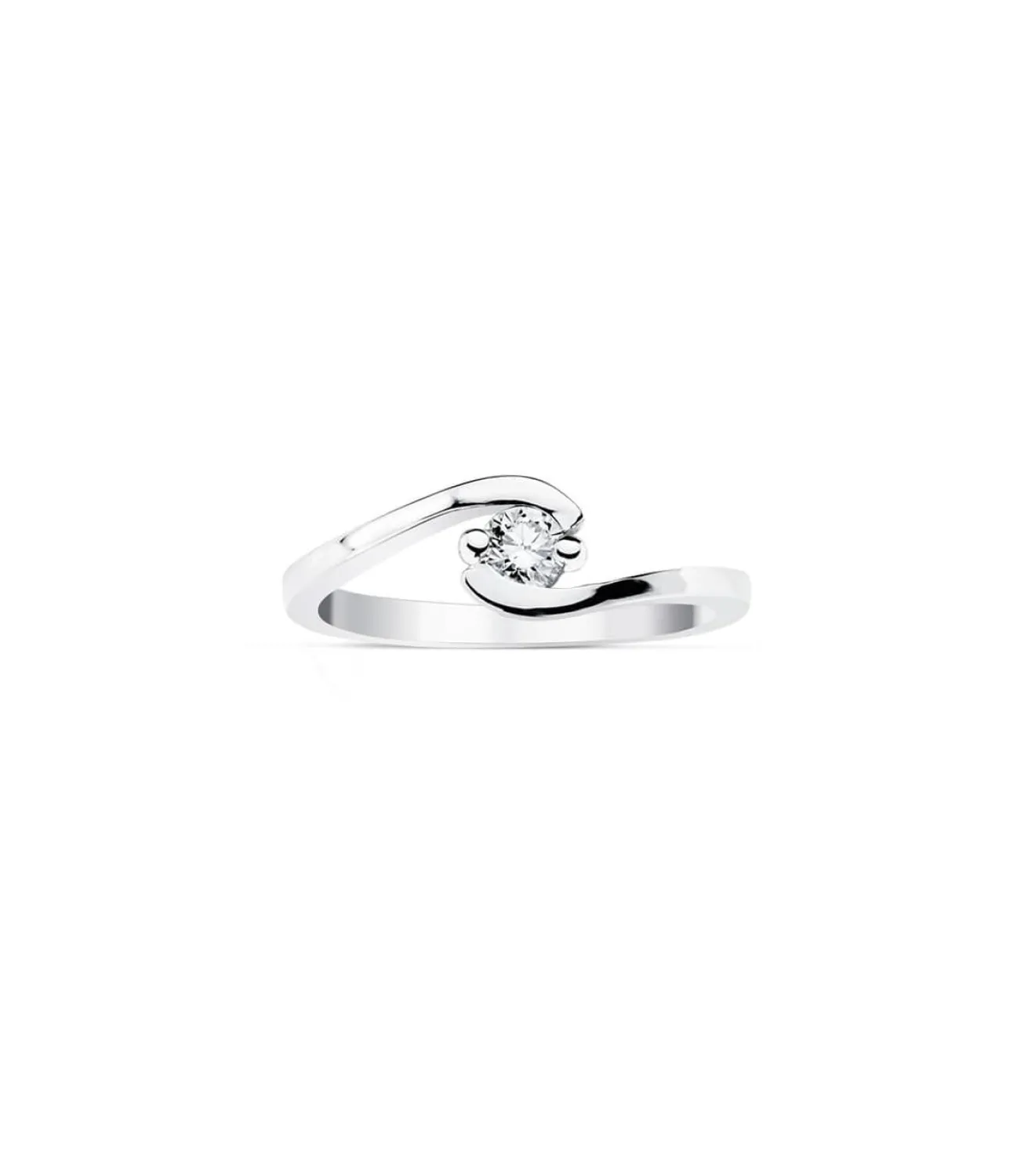 Solitario Milanesse 0.150 Qtes. 18 Ktes<Alda Joyeros Fashion