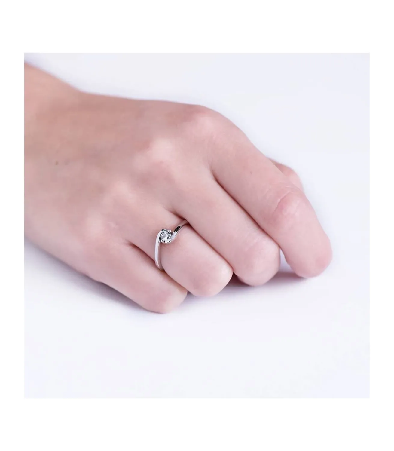 Solitario Milanesse 0.150 Qtes. 18 Ktes<Alda Joyeros Fashion