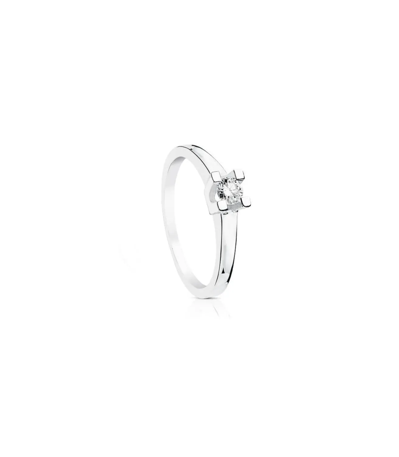 Solitario Parisee 0.150 Qtes. 18 Ktes<Alda Joyeros Store