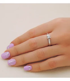 Solitario Parisee 0.500 Qtes 18 Ktes<Alda Joyeros Cheap