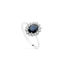 Sortija Blanco Zaida Zafiro 18 Ktes<Alda Joyeros New