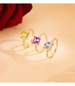 Sortija Mineral Oro Amarillo 18K Peridoto<Alda Joyeros Online