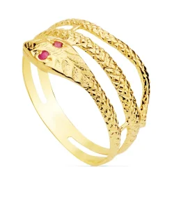 Sortija Mujer Serpiente Oro Amarillo 18K Rubi<Alda Joyeros Best Sale