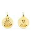 V. Carmen Y C. Jesus Oro 18K Escapulario 16Mm<Alda Joyeros Online