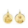 V. Carmen Y C. Jesus Oro 18K Escapulario Bisel 20Mm<Alda Joyeros Best Sale
