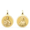 V. Carmen Y C. Jesus Oro 18K Escapulario Brillo 18Mm<Alda Joyeros Fashion
