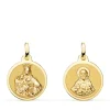 V. Carmen Y C. Jesus Oro 18K Escapulario Brillo 16Mm<Alda Joyeros Best