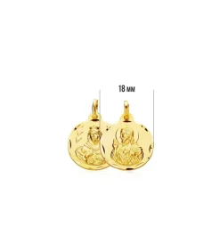 V. Carmen/Corazon De Jesus 9 Ktes 18 Mm<Alda Joyeros New