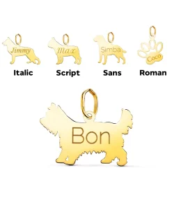 Yorkshire Colgante Personalizado Perro Oro 18K<Alda Joyeros Hot